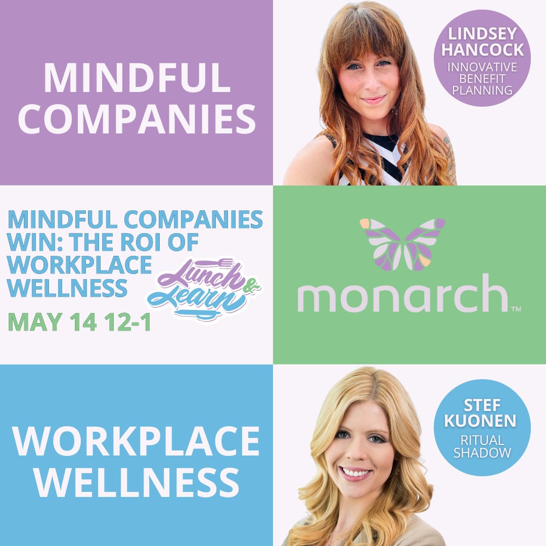 Monarchstaffing's tweet photo. Registration Open! Join us for a FREE virtual Lunch &amp; Learn: Mindful Companies Win: The ROI of Workplace Wellness 🚨

📅 Tues, May 14 | 12–1 PM
💬 Wellness ROI, retention, engagement + more w/ expert guests
👣 Walk &amp; learn from anywhere!
➡️ Register: https://t.co/eXcr1hv3Li! https://t.co/YYoMAMerFu