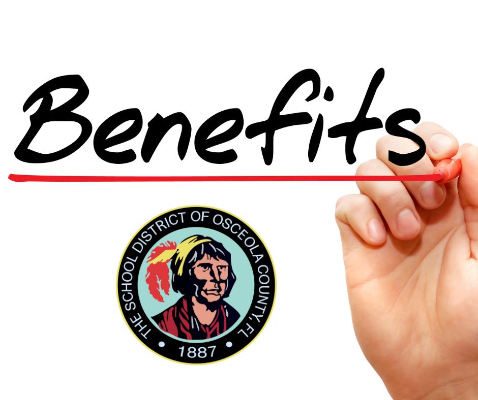 We offer a variety of benefits to employees including options for health plans at no additional cost. Learn more about our fantastic perks like our employee clinic, exclusive Employee Discounts and Career Pathways that will help you grow with the district.
jobs.osceolaschools.net/benefits