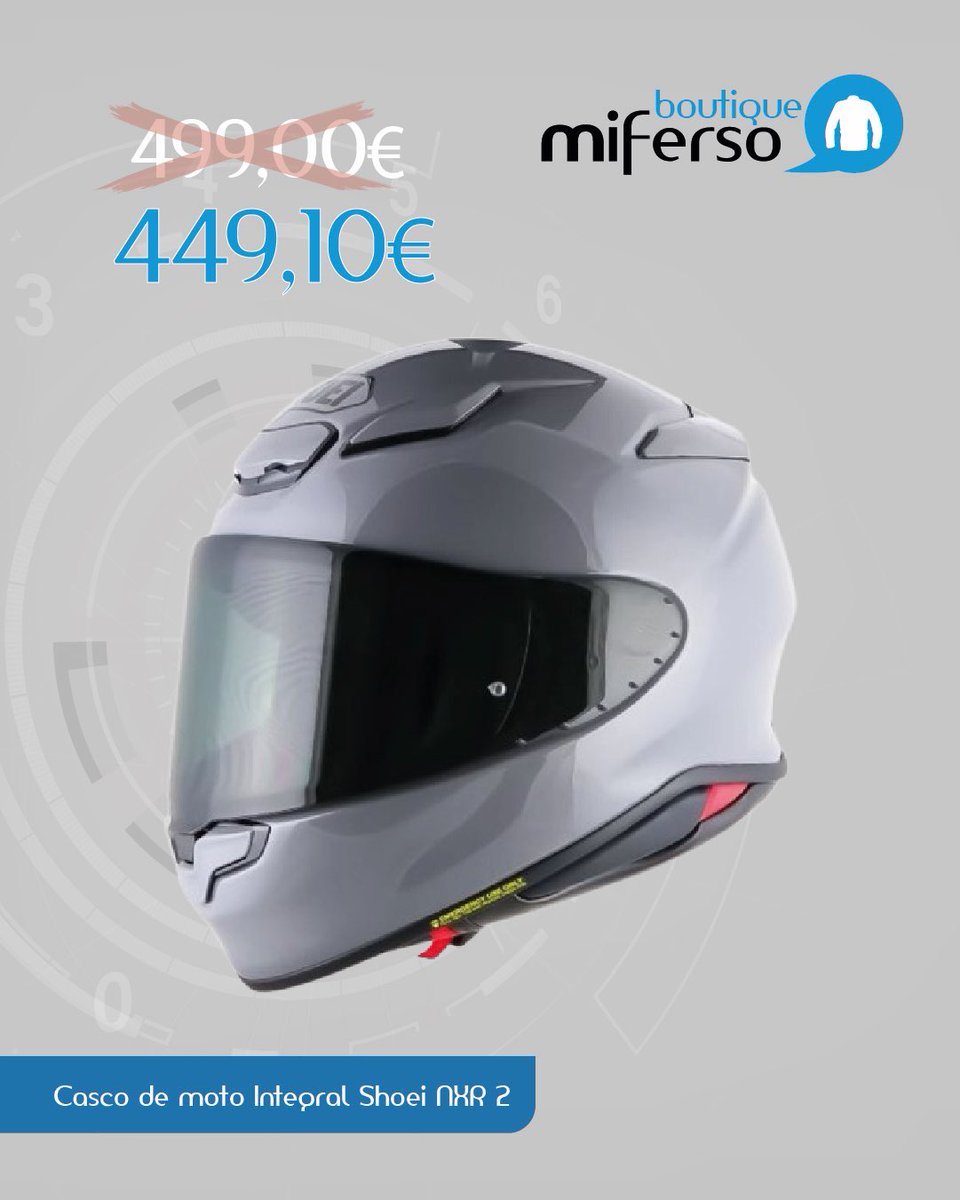 miferso's tweet photo. 🔥Casco de moto Integral Shoei NXR 2🔥

▪️De 499,00€ 👉🏼 449,10€

▪️Solo en nuestra boutique online https://t.co/rxcJcEqiif

#miferso #santander #cantabria #boutique #oferta #promocion #liquidacion #casco #shoei https://t.co/UoWc0ojnzL