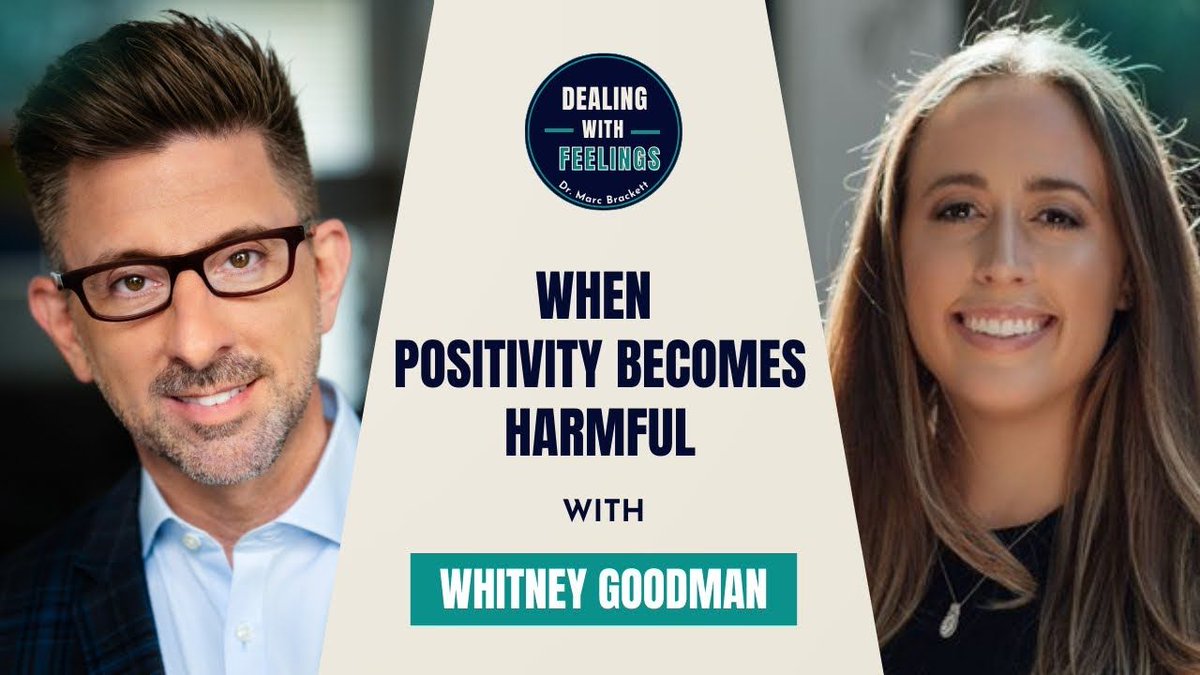 marcbrackett's tweet image. What if positivity isn’t helping—
It’s hurting?
This week on Dealing With Feelings, I sit down with @sitwithwhit to unpack why toxic positivity is so common…
and what it’s actually doing to our relationships.
If you’ve ever said “just look on the bright side”…
or needed…