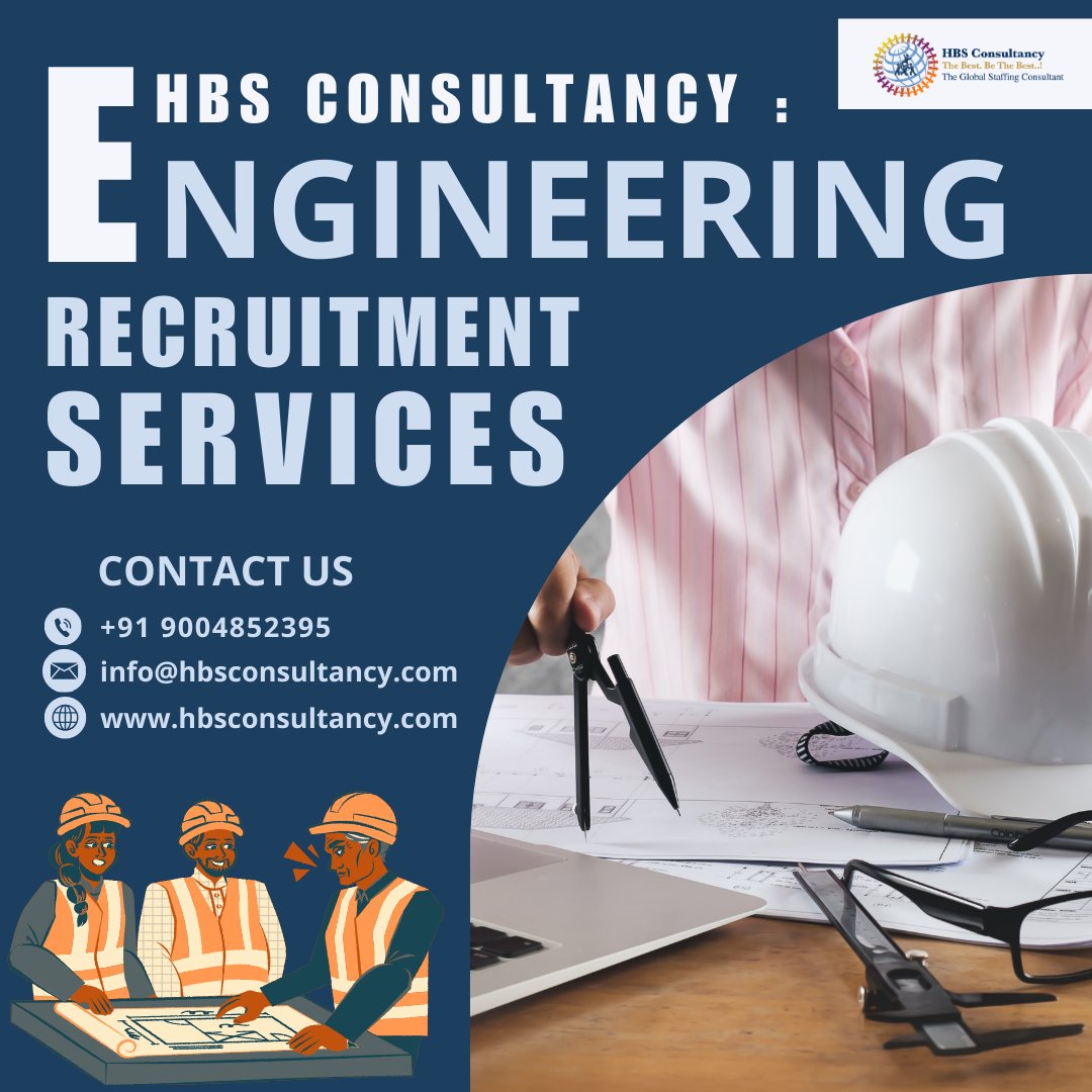 hbsconsultancy's tweet image. Want to Hire Engineers | Top Engineering Recruitment Experts
#engineeringjobs #engineeringrecruitment #engineeringstaffing #engineering #civilengineering #mechanicalengineering #ElectricalEngineering #epcstaffingsolutions #recruitmentagency #recruitmentservices #staffingcompany