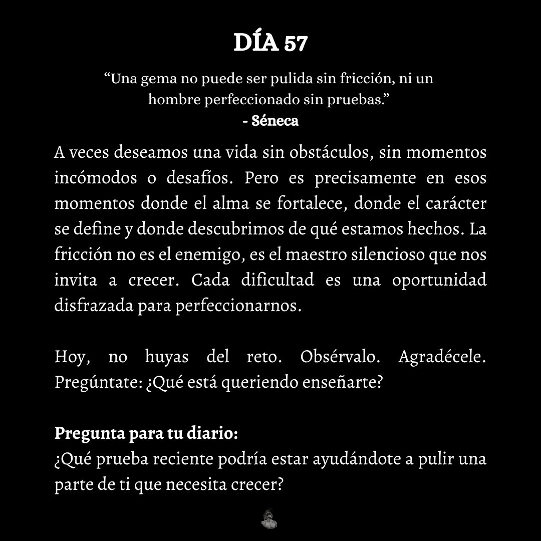 Día 57/365.

Agradece tus obstáculos.🏛️