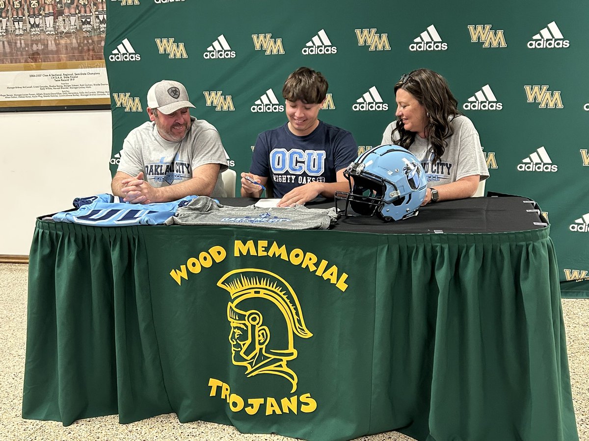 Princeton Clarion Sports (@pdcprepsports) on Twitter photo Here at Wood Memorial High School, as WMHS senior Garrett Parke, a standout multi-sport student-athlete and 2024 All-County Boys ⚽️ Team selection, signs with the OCU Sprint Football 🏈 (<a href="/ocu_football/">Oakland City University Football</a>) program. #pdcprepsports <a href="/wood_memorial/">Wood Memorial Athletics</a> <a href="/WMTrojans1/">Wood Memorial</a> Here at Wood Memorial High School, as WMHS senior Garrett Parke, a standout multi-sport student-athlete and 2024 All-County Boys ⚽️ Team selection, signs with the OCU Sprint Football 🏈 (<a href="/ocu_football/">Oakland City University Football</a>) program. #pdcprepsports <a href="/wood_memorial/">Wood Memorial Athletics</a> <a href="/WMTrojans1/">Wood Memorial</a>