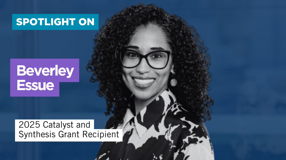 Spotlight on IHPME Faculty Dr. Beverley Essue, who was announced as a 2025 Catalyst &amp; Synthesis Grant Recipient for her project on redefining value in health systems.

Read more here: tinyurl.com/4n5mdky3