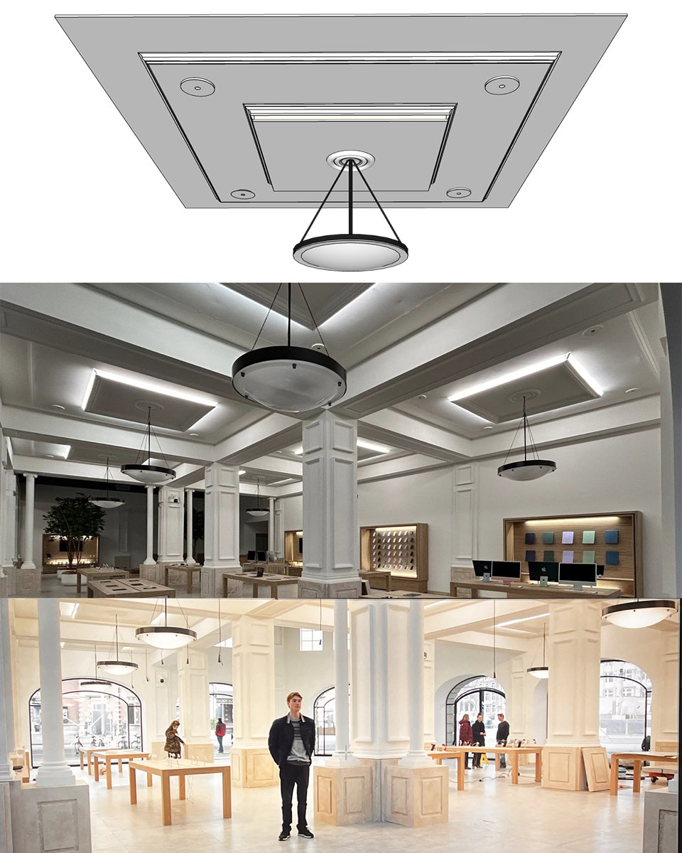 ReadySet_AMS's tweet photo. 🎬 iHostage is now on @Netflix!

Florian Legters, co-founder &amp; production designer, recreated the Amsterdam Apple Store with reused set pieces, backed by a 60m LED wall showing a scanned Leidseplein.

Thanks @PLANETXFX @ReadySet_AMS 🙌
#iHostage #VP #Netflix https://t.co/yzCFpHHEiS