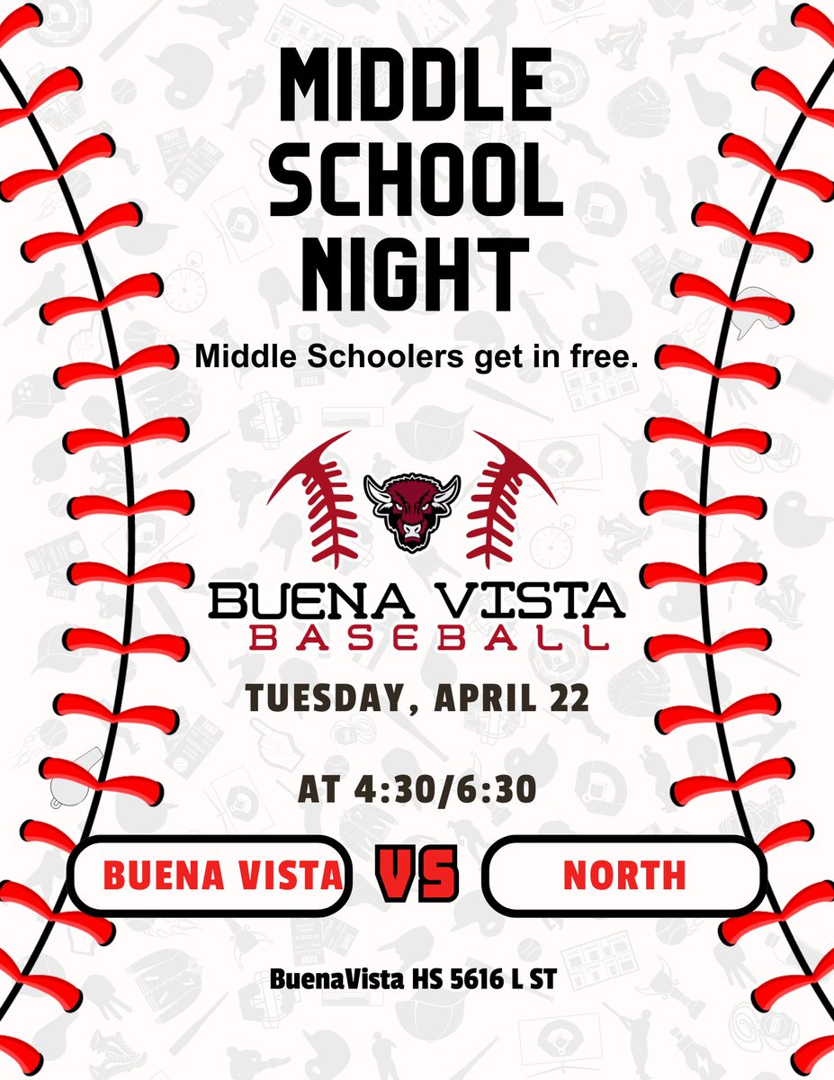 Join us tomorrow night for Middle School Night.