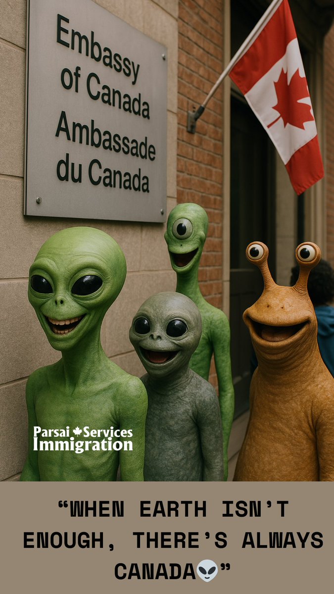 ParsaiCanada's tweet photo. Are you an alien?
Contact us or book a consultation today!
https://t.co/g6P5rD7ND9
 +1 (416) 428-3508 https://t.co/xSKUWQLaj5