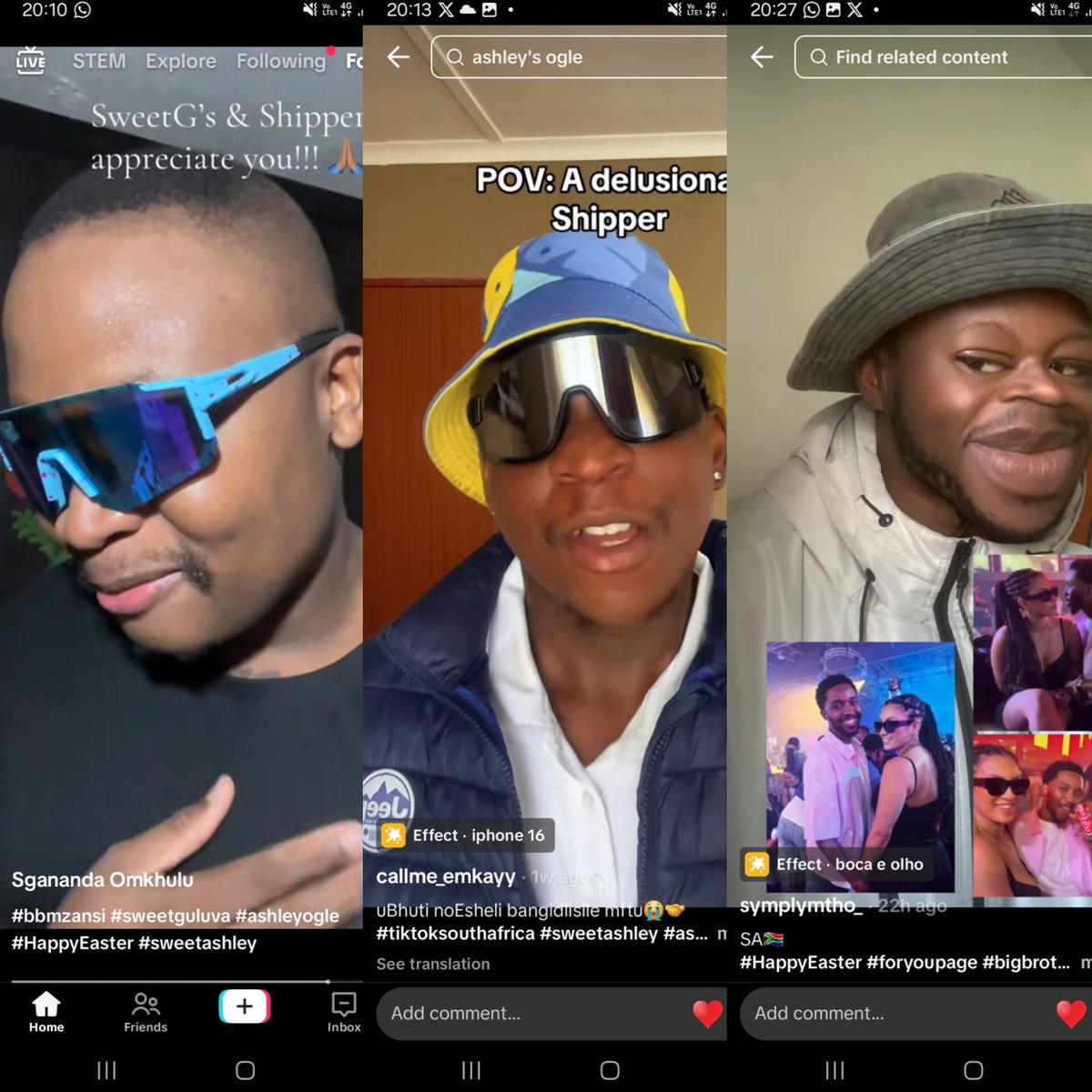 My favorites male shippers♥️
#SweetAshley 
#SweetGuluva 
#AshleyBrylnnOgle