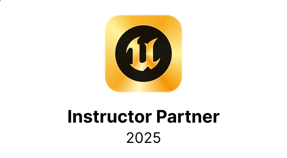 Excited to announce that I am now an Unreal Authorized Instructor - 2025 from Unreal Authorized Partners!
