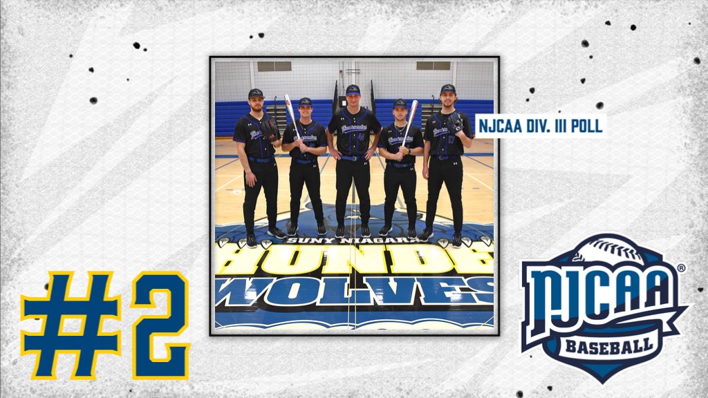 SUNY Niagara Thunderwolves (@ncthunderwolves) on Twitter photo BSB: SUNY Niagara (35-0 overall, 17-0 Region III) remains at No. 2 in the latest NJCAA DIII poll! The Thunderwolves play at 2 p.m. Tues. at Finger Lakes CC! #RollWolves ⚾️🐺💪
<a href="/NCThunderwolves/">SUNY Niagara Thunderwolves</a>
<a href="/SUNYNiagara/">SUNY Niagara</a>
<a href="/NiagaraTwolves/">SUNY NIAGARA BASEBALL</a>
<a href="/NJCAAReg3/">NJCAA REGION 3</a>
<a href="/GNN_Sports_/">Greater Niagara Sports</a> BSB: SUNY Niagara (35-0 overall, 17-0 Region III) remains at No. 2 in the latest NJCAA DIII poll! The Thunderwolves play at 2 p.m. Tues. at Finger Lakes CC! #RollWolves ⚾️🐺💪
<a href="/NCThunderwolves/">SUNY Niagara Thunderwolves</a>
<a href="/SUNYNiagara/">SUNY Niagara</a>
<a href="/NiagaraTwolves/">SUNY NIAGARA BASEBALL</a>
<a href="/NJCAAReg3/">NJCAA REGION 3</a>
<a href="/GNN_Sports_/">Greater Niagara Sports</a>