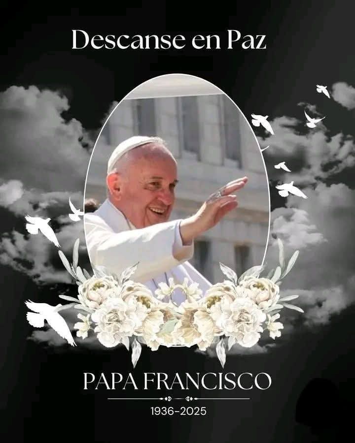 OVCorderoAhiman's tweet photo. Hasta siempre #PapaFrancisco #PapaFrancesco #PopeFrancis que Dios lo tenga en su gloria 🕊️ https://t.co/hFQpk0GAt3
