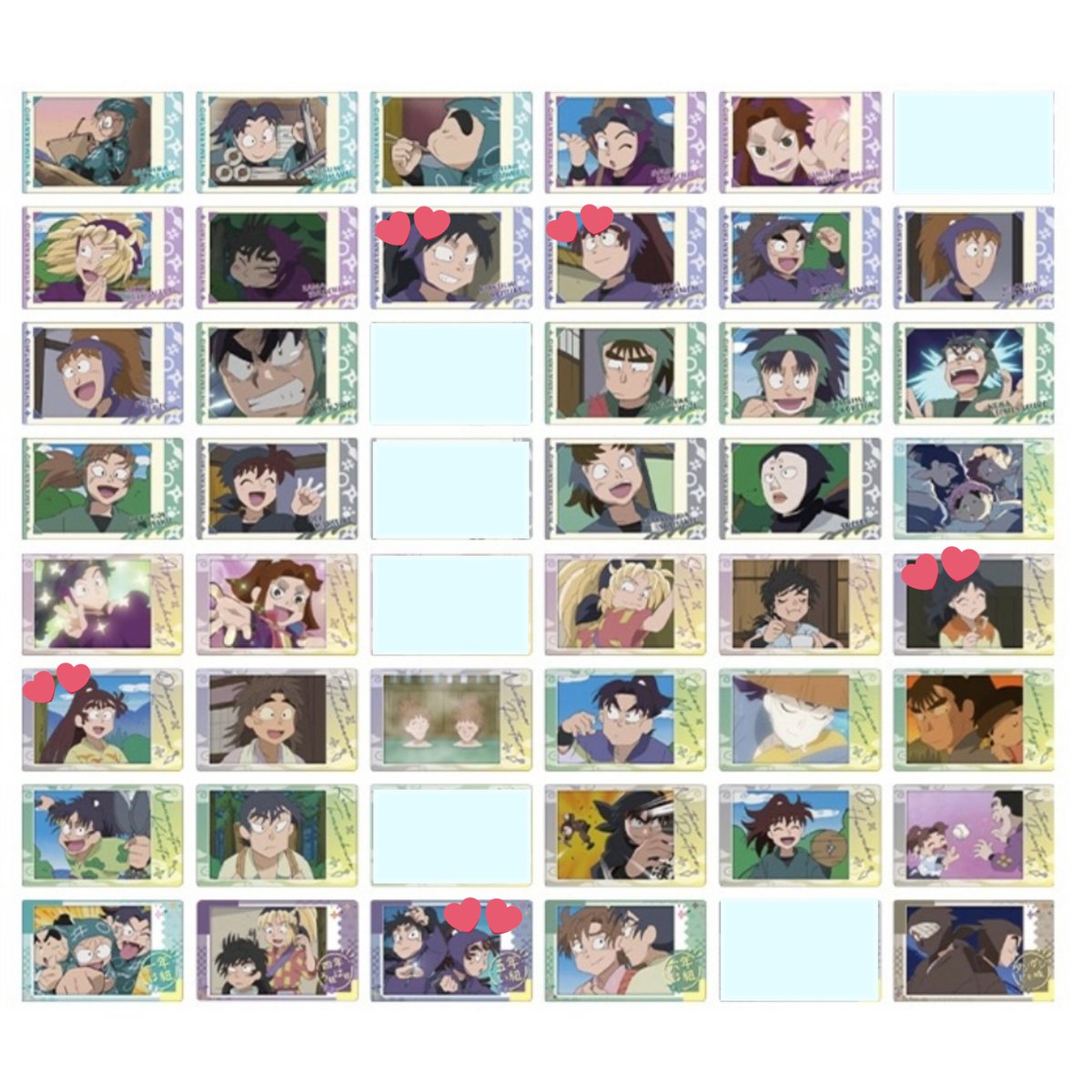 ［交換］
忍たま乱太郎　スナップマイド2

譲　画像無印(各1点)
求　同種　五年い組　久々知2種　尾浜2種

郵送交換希望
五年い組最優先で求めております。
条件の合う方いらっしゃいましたらお気軽にお声がけください。よろしくお願いいたします。