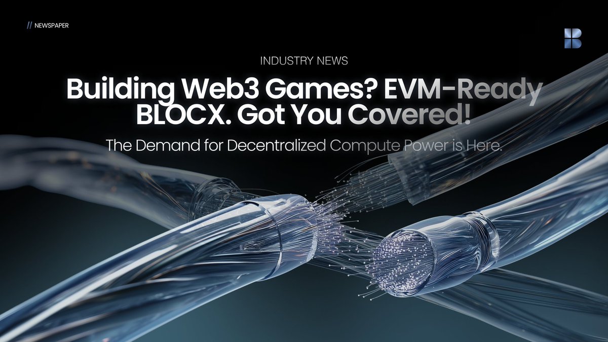 Pee Manuel (@promzlight) on Twitter photo The possibilities <a href="/BLOCX_TECH/">BLOCX. (Official)</a>'s innovative ecosystem is unlocking for developers is exceptional.
EVM compatibility, dGPU marketplace, and integrated tools are a winning combination for gaming.
This provides a secure and scalable gaming experience for the $BLOCX community
#DePIN The possibilities <a href="/BLOCX_TECH/">BLOCX. (Official)</a>'s innovative ecosystem is unlocking for developers is exceptional.
EVM compatibility, dGPU marketplace, and integrated tools are a winning combination for gaming.
This provides a secure and scalable gaming experience for the $BLOCX community
#DePIN