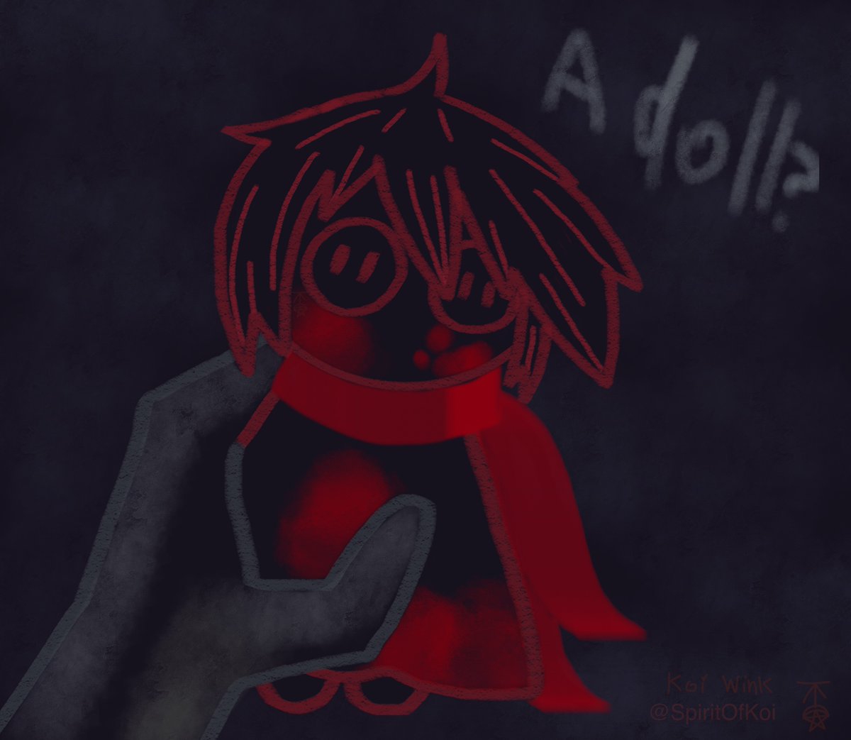 SpiritOfKoi's tweet photo. ⚠️>[ Blood ]<

#creepy #art #digitalart #horrorart #creepydoll #doll #originalartwork #ocart #oc #hand #originalcharacter #blood #red #buttoneyes #scarf #horror  @SpiritOfKoi https://t.co/AMDgp7KX55