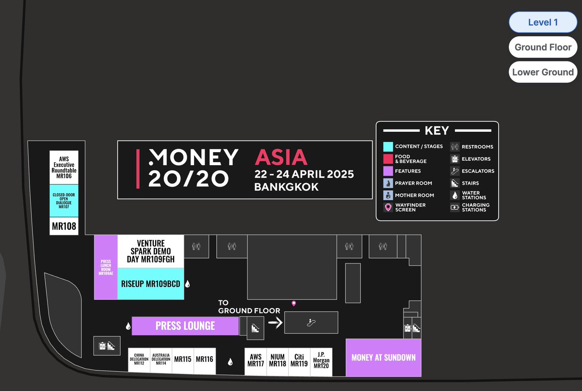 ExpoFP (@fp_expo) on Twitter photo ๐ <a href="/money2020/">Money20/20</a> Asia kicks off tomorrow at Queen Sirikit National Convention Center, Bangkok!
๐ Check out the bold, dark-theme multi-level floor plan with 3D view.
๐ April 22โ24, 2025
๐money2020asia25.expofp.com
#Money2020Asia #ExpoFP #EventTech #3DMap #BangkokEvents ๐ <a href="/money2020/">Money20/20</a> Asia kicks off tomorrow at Queen Sirikit National Convention Center, Bangkok!
๐ Check out the bold, dark-theme multi-level floor plan with 3D view.
๐ April 22โ24, 2025
๐money2020asia25.expofp.com
#Money2020Asia #ExpoFP #EventTech #3DMap #BangkokEvents