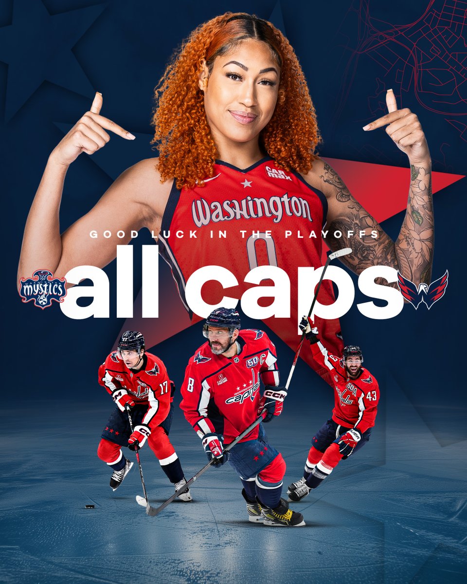 Good luck in the Stanley Cup playoffs <a href="/Capitals/">Washington Capitals</a>‼️