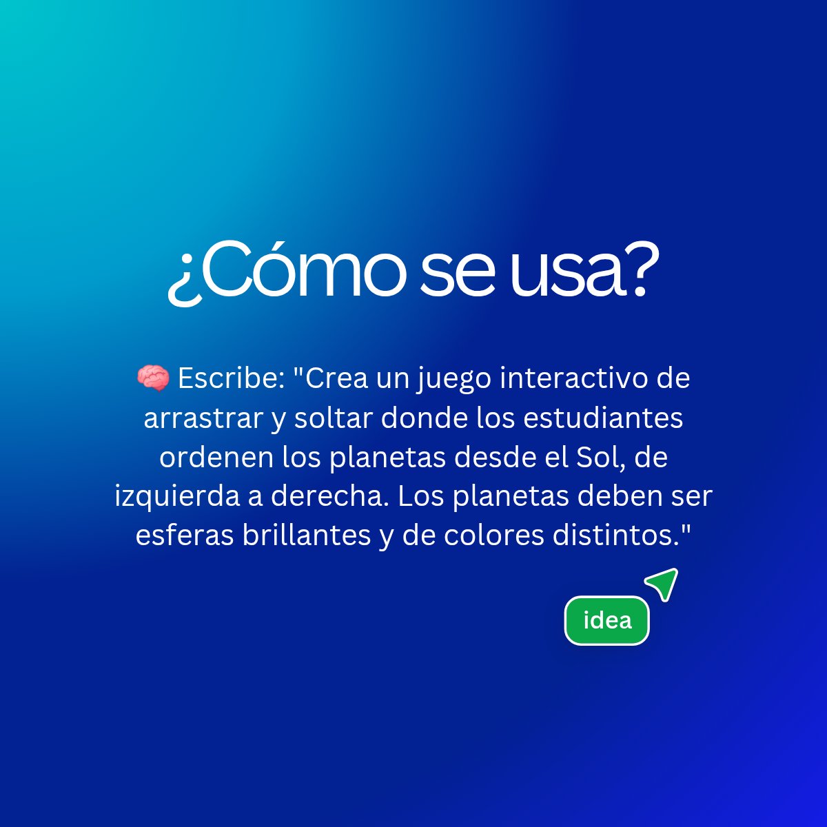 Con Canva Code puedes crear:
🎯 Calculadoras educativas
🎯 Juegos gamificados
🎯 Ruletas de repaso
Todo sin programar. Solo escribe lo que necesitas y ¡listo!
<a href="/canva/">Canva</a>
#canvaverifiedexpert #canva #canvatips #edtech #educacion #docentes