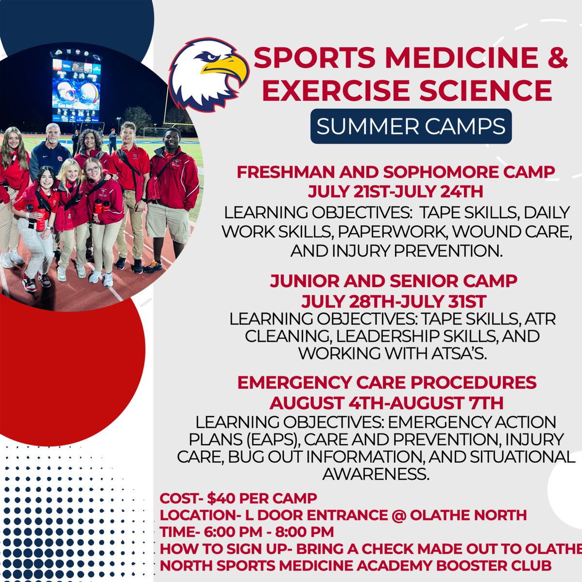 Summer Camp information 🦅