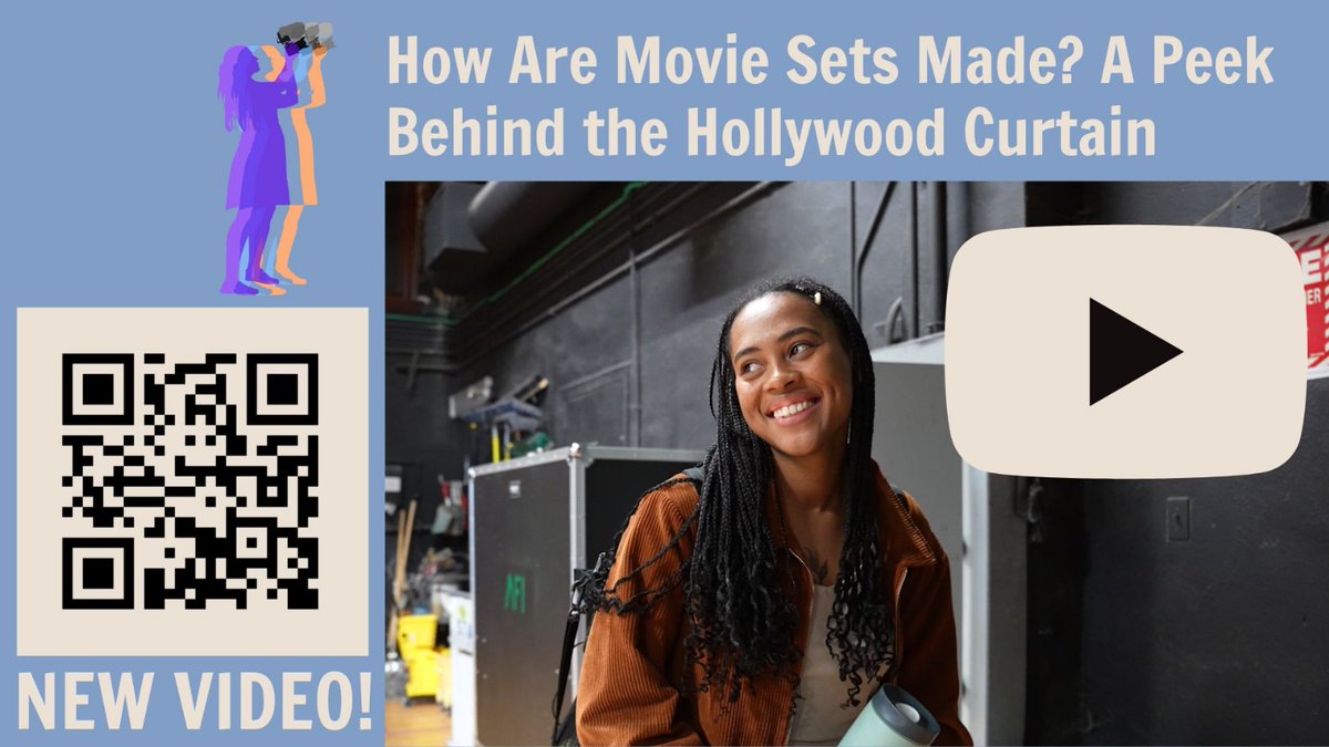Join Matilda Washington, my beloved and talented goddaughter, as she takes us on a tour of a sound stage at the American Film Institute (AFI), where she’s a set production fellow. #hollywood #filmproduction #film #movies 
youtube.com/watch?v=VSeo23…