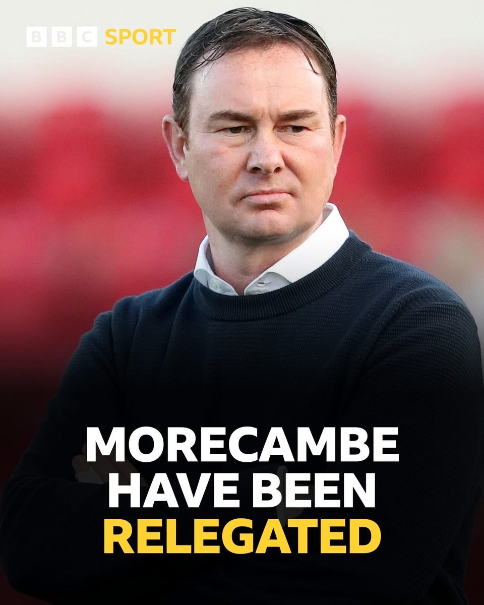derekquinncomm's tweet image. 29 years of covering @MorecambeFC for @BBCLancsSport with so many highs, including 2 promotions, but today is a huge low and I feel so sorry for everyone involved with the club and the fans. The next steps are huge.