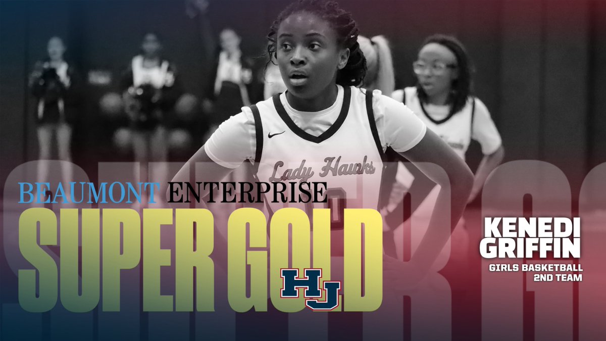 Over spring break, Kenedi Griffin earned 2nd Team Beaumont Enterprise Super Gold honors. Congratulations Kenedi!