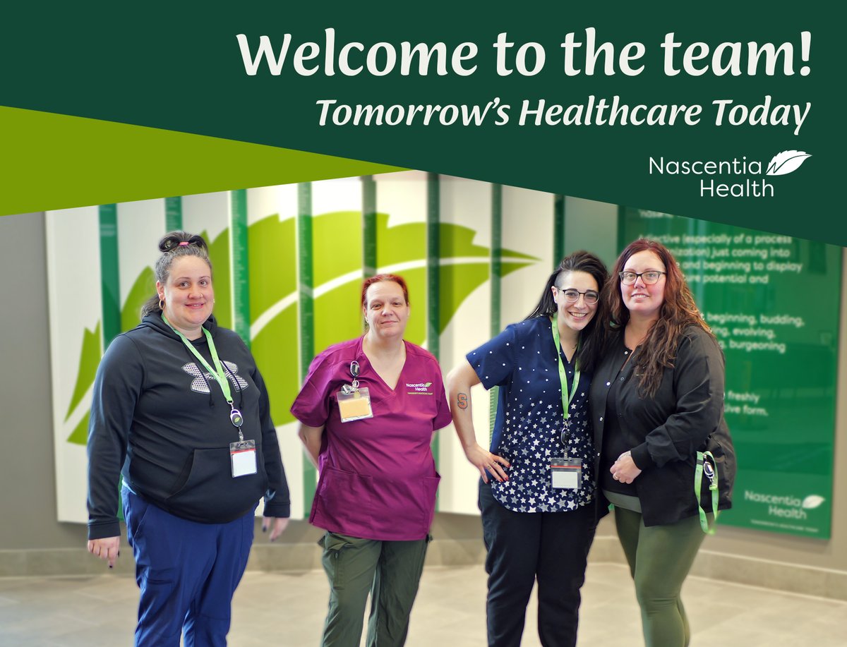 Welcome to Nascentia Health to our newest group of Home Health Aides! We welcome them to our team and appreciate their commitment to learning and their compassion to caring for our clients.