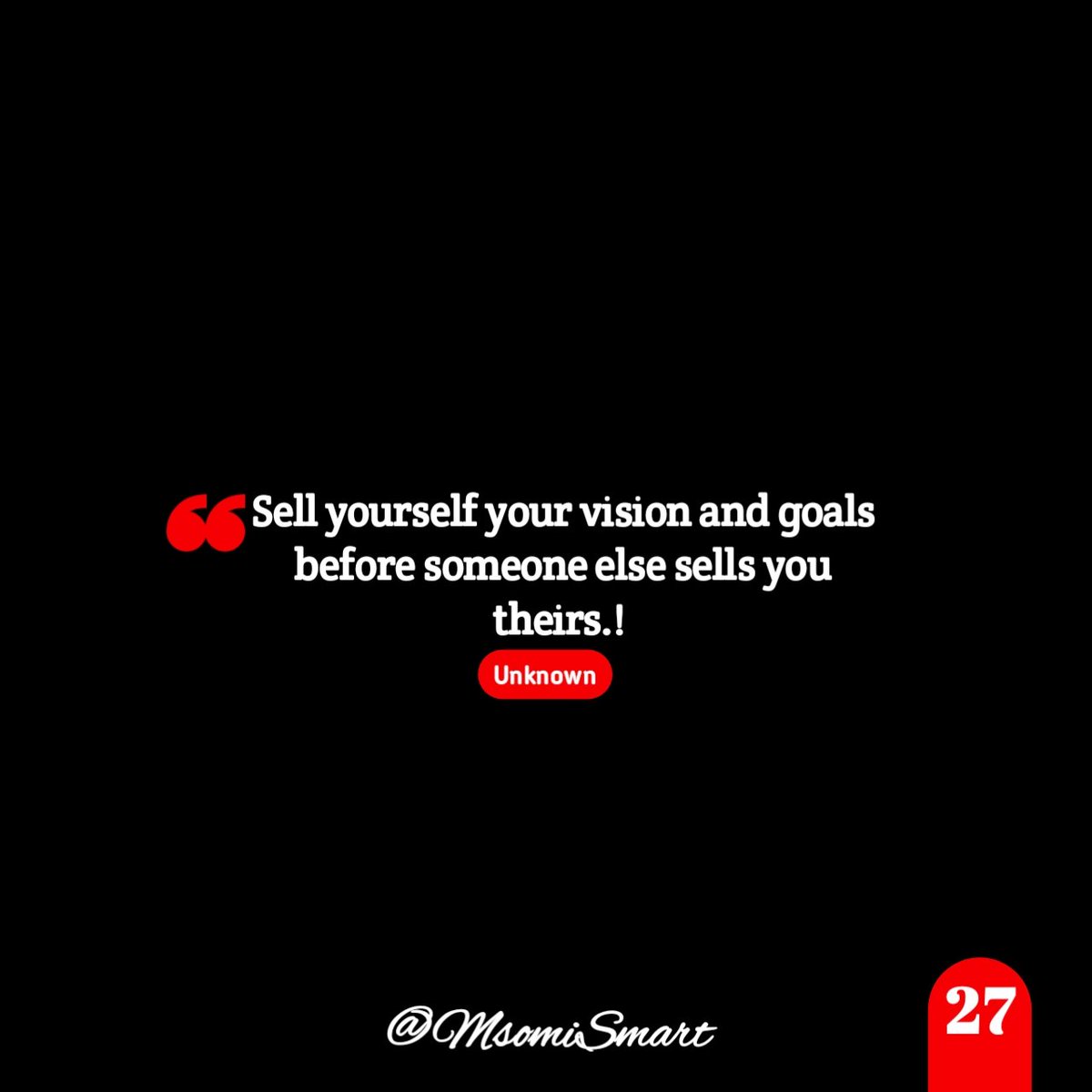 Katika dunia ya kelele nyingi, usipokuwa na ndoto zako, utauziwa za watu wengine. 🎯

Watu wengi wanaishi kwa maono ya wengine – si kwa sababu hawana yao, bali hawakuwahi kujiambia wanataka nini hasa. Kujitambua na kujielekeza si fahari tu, ni silaha ya maisha.