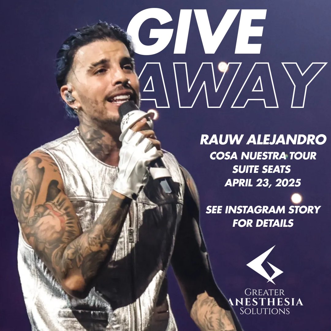 GreaterGAS's tweet photo. Last minute giveaway!

We have 2 sets of 2 tickets to see Rauw Alejandro this Wednesday in downtown Phoenix. These are suite tickets that include food, drinks, and parking.

The details are on Instagram

2 winners will be randomly selected and announced on Wednesday morning! https://t.co/T8i1FZGrvA