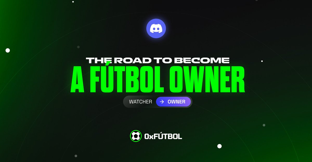 You’ve watched fútbol your whole life ⚽️

Now it’s time to own it.

Join us 👉 0xfutbol.com/discord