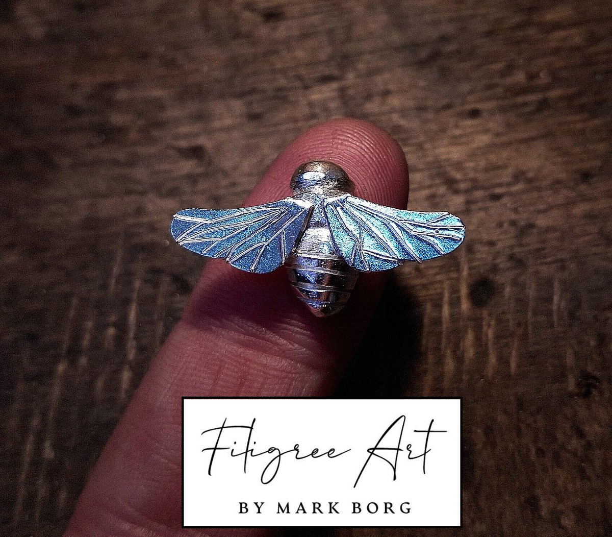 🐝✨This little sterling silver bee was a joy to create as a special commission. Carefully handcrafted with delicate detail, it’s no bigger than a fingertip — but full of charm and character.

Sometimes the smallest pieces carry the most heart.

#bee #filigreeart #markborg #malta