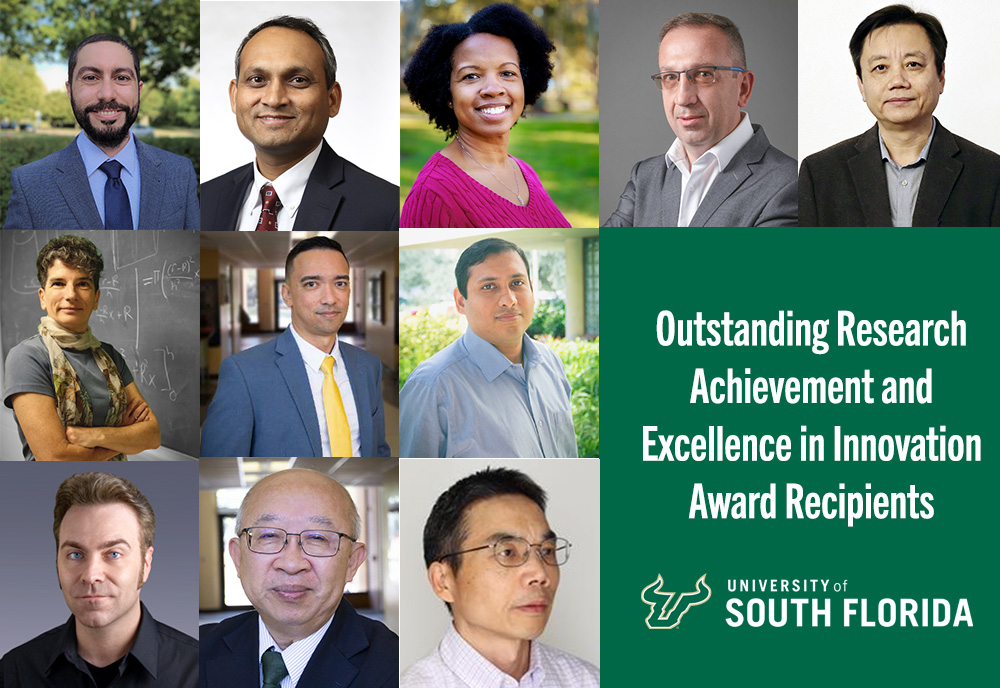 Three <a href="/USFHealthMed/">USF Health Medicine</a> faculty received Outstanding Research Achievement Awards from <a href="/USouthFlorida/">University of South Florida</a>! Congrats to Dr. Ganesh Halade, Dr. Alexander Staruschenko and Dr. Xingmin Sun! bit.ly/4jEVxir