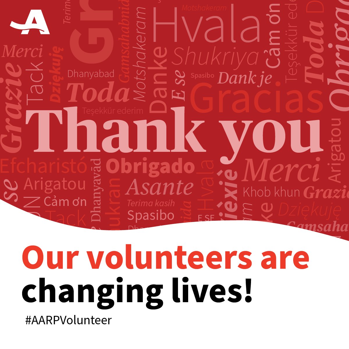 During #NationalVolunteerMonth, we honor our amazing AARP volunteers who dedicate their time, talents and passion to enhancing the aging experience for all. #AARPVolunteer