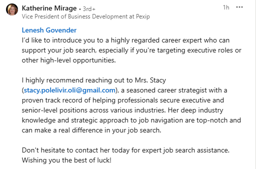 #SCAMALERT
Job seekers, watch out for comments like this on LinkedIn... scam!
✅ When in doubt, check the poster's profile. Does it look legit?
✅ And don't click on links from people you do not know. Same is true for sending emails to folks you haven't fully vetted.