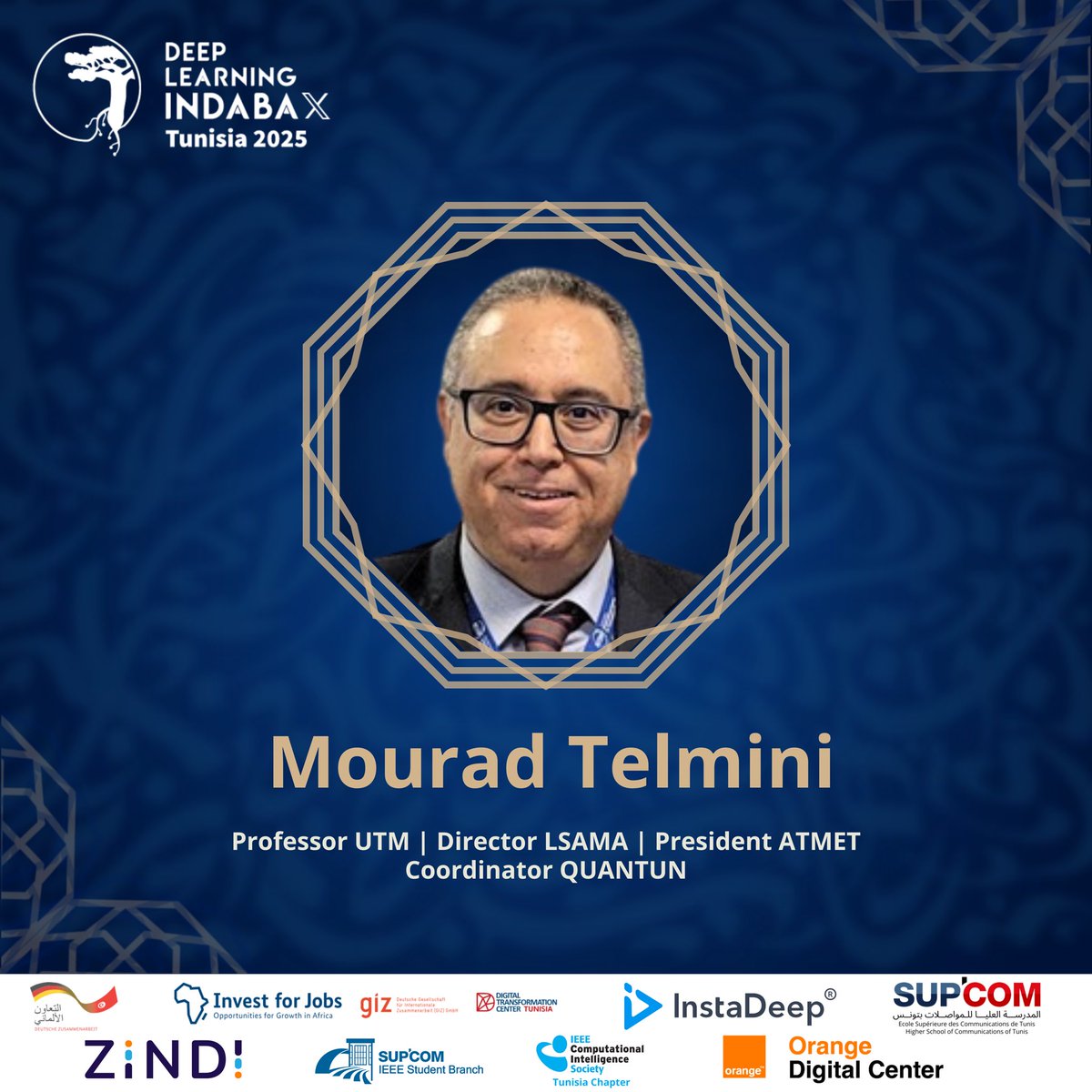 🎤 Excited to welcome Prof. <a href="/mouradtelmini/">Mourad Telmini</a> as our first keynote speaker at #IndabaXTunisia2025!
as a leading expert in quantum physics, his work spans spectroscopy, cold atoms, and quantum computing. Don’t miss his talk!
#IndabaX #IndabaXTunisia2025 #ShapingTheFutureOfAI