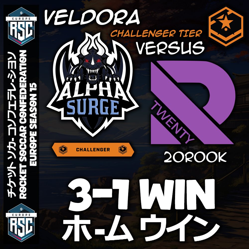 Our <a href="/RSC_EU/">RSC EU</a> Season 15 Week 8 League Play Result against <a href="/20rGaming/">20R Gaming</a>:
