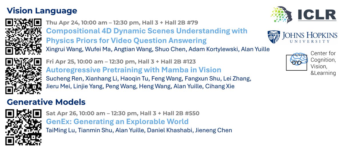 🤩Thrilled to share three papers from our group to be presented at <a href="/iclr_conf/">ICLR 2026</a> -- see you in Singapore!