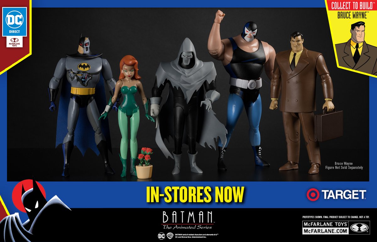 mcfarlanetoys's tweet photo. #BatmanTheAnimatedSeries™ Build-a WAVE 4 includes H.A.R.D.A.C™, Poison Ivy™, Bane™ & Phantasm™. Collect them ALL to assemble #BRUCEWAYNE™! Available in-stores NOW exclusively at @Target.
#McFarlaneToys #HARDAC #PoisonIvy #Bane #Phantasm #Batman #DCDirect #BTAS #Target https://t.co/J6keQzYYMG