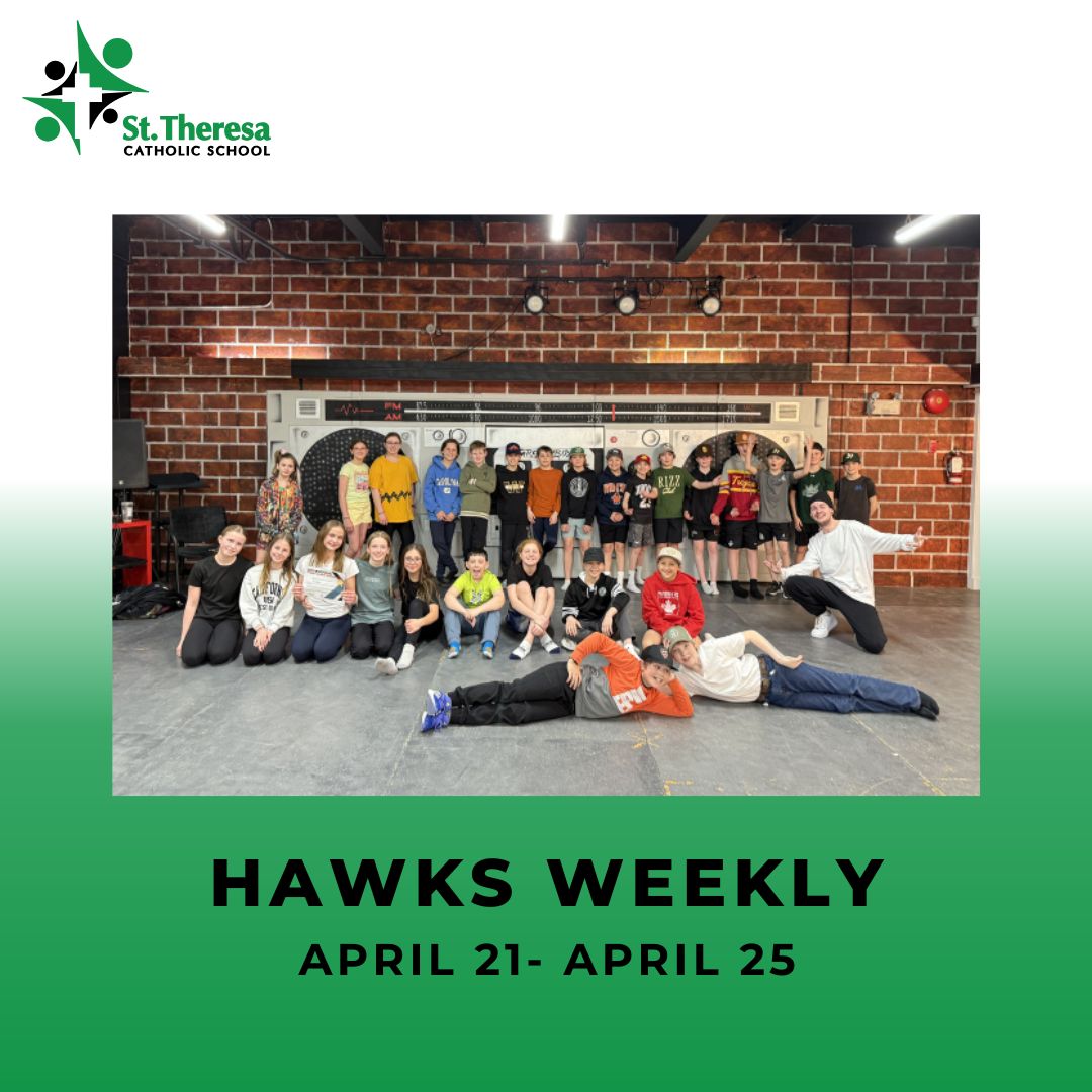 📰 Stay in the know with Hawks Weekly!
This week's highlights include Earth Week, Theme Days, Linking Generations, and the Hawks Hockey Challenge! 🏒💚

Catch all the dates and details here      👉 stt.eics.ab.ca/parents/newsle…

#HawksWeekly #StTheresaSherwoodPark #CatholicEd