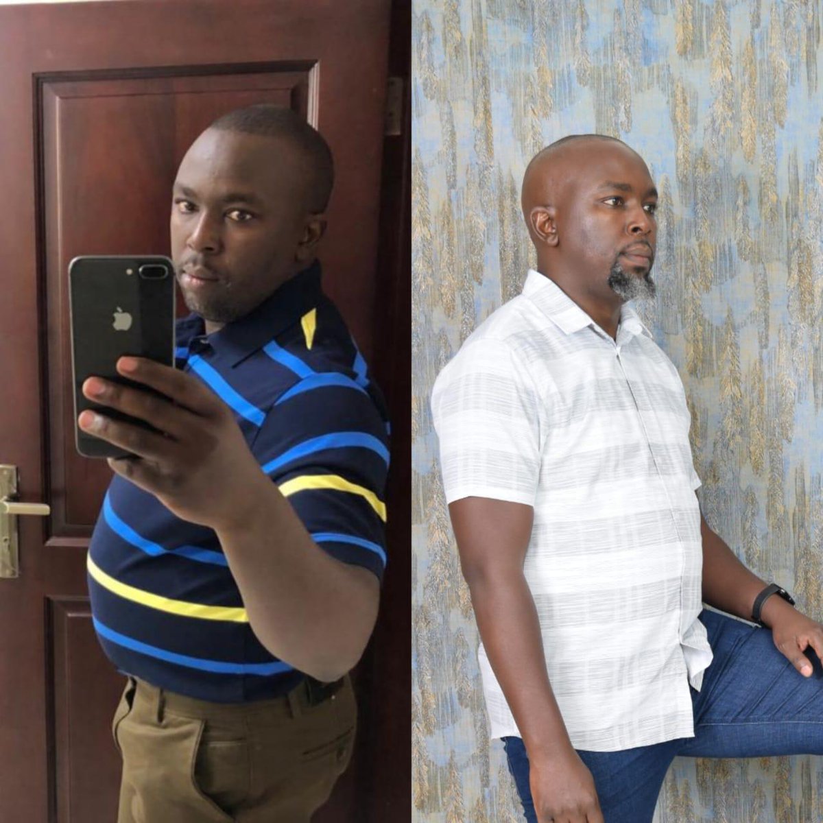 mbindameshack's tweet photo. @IamDennisOtieno @IamDennisOtieno it is manageable without anything drastic or radical. I cut from 97 to 79 in  9 months - approx 10k steps run daily, no fasting, no skipping meals, no supplements but a well calculated low calorie and high fiber diet by a professional nutritionist https://t.co/nG8o0RRVcn