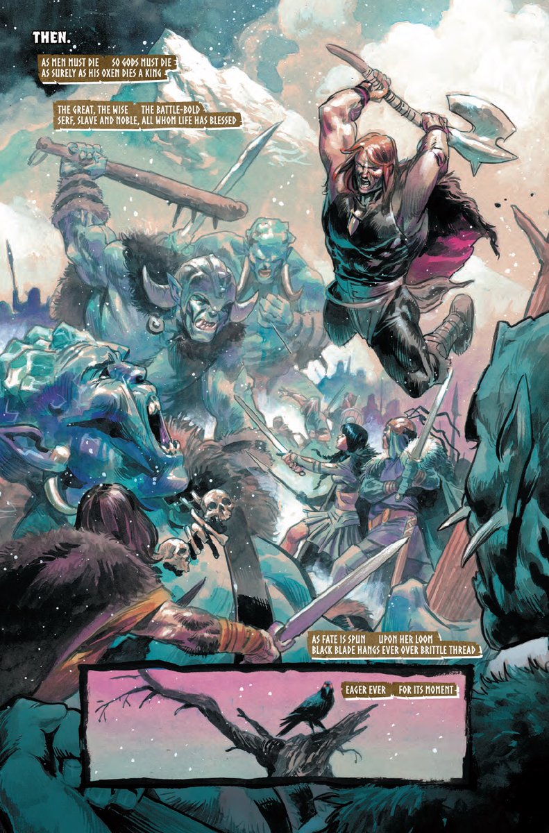PhillipKJohnson's tweet image. Also FOC today: Incredible Hulk #25, HULK VS. THOR w/ the return of @NicKlein on art! Insane wraparound cover, variant cover by the great @thealexrossart, hand-painted flashbacks showing Thor's ancient history w Eldest and Lycana, scenes inspired by epic Norse poetry. DO NOT MISS