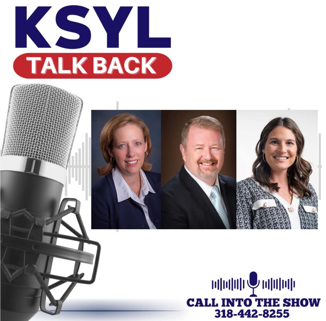 KSYLradio's tweet photo. TUESDAY ON TALKBACK: Join your hosts, Sandra McQuain and Nathan Martin. 

Sandra and Nathan will talk with Dr. Abbey Bain, Vice Chancellor for Enrollment and Student Engagement. 

Talkback starts at 7:20 a.m. only on KSYL,  https://t.co/femBBcAfJf and the KSYL app! https://t.co/va4NPgOJa5