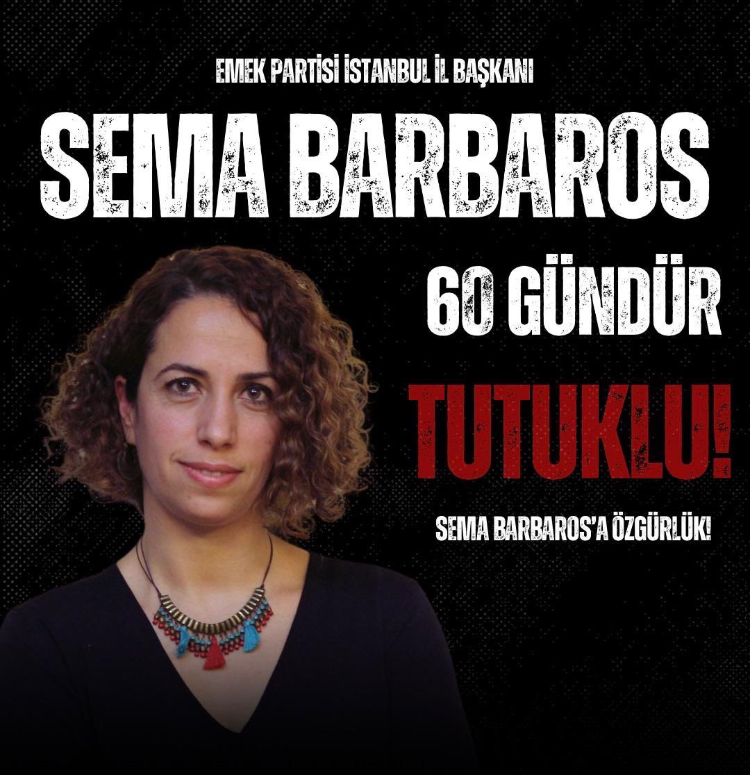 Sema’ya özgürlük! #SemaBarborasaÖzgürlük