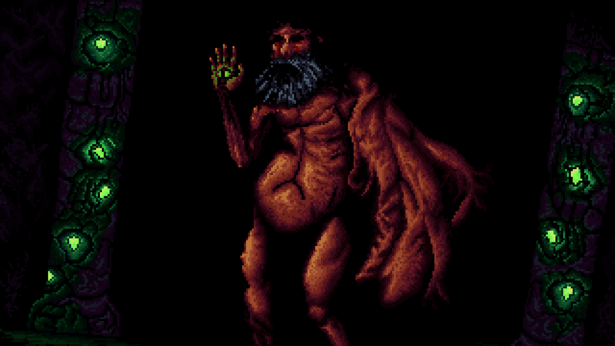 I'm getting close to having a (largely) complete alpha build of Carnival, so here's some more glimpses of the pixel horror to come! 

Wishlist here: store.steampowered.com/app/2928770/Ca…