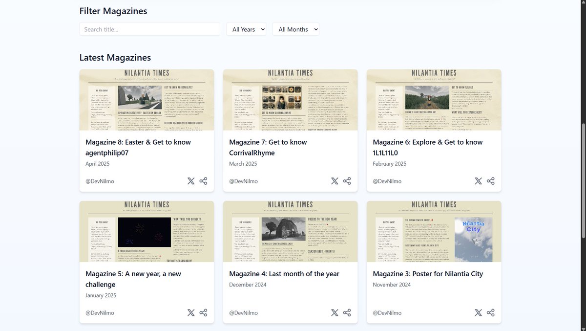 DevNilmo's tweet photo. I've been working behind the scenes on a website for Nilantia Times, and I'm finally ready to give you a little preview. The full version may launch very soon. Stay tuned! 📰

#SneakPeek 
#NilantiaTimes #NilantiaCity #NilantiaNews 
#Roblox #RobloxDev #Game #Development https://t.co/0Hmtd67si1
