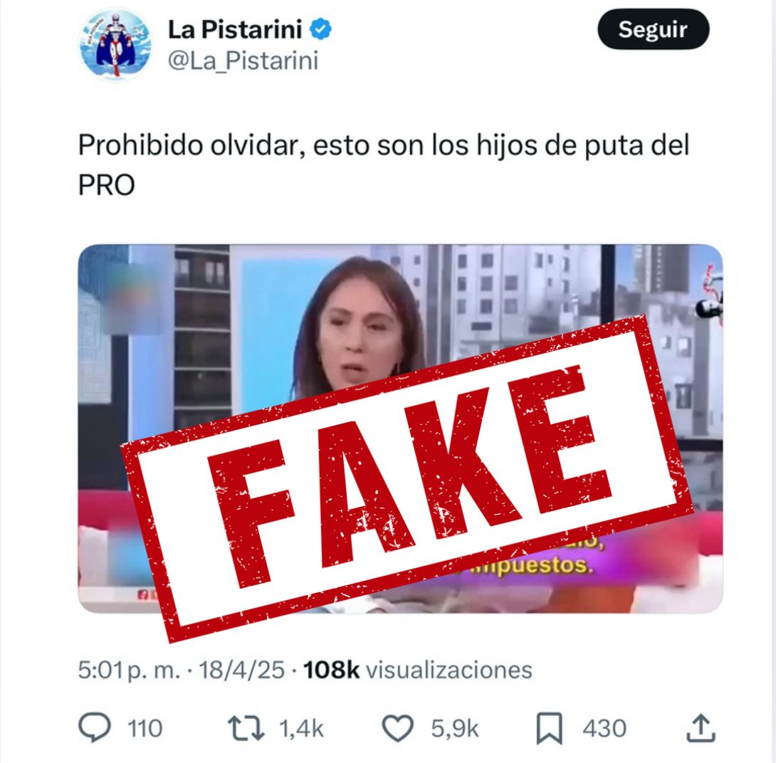 (FALSO) El video es de 2021, María Eugenia Vidal critica que en Argentina (gobierno de Alberto Fernández) creamos impuestos, cuando Uruguay no. Están haciendo cortes maliciosos con el fin de difundir mentiras. Le pido a la comunidad que comparta y abajo van los videos reales 👇