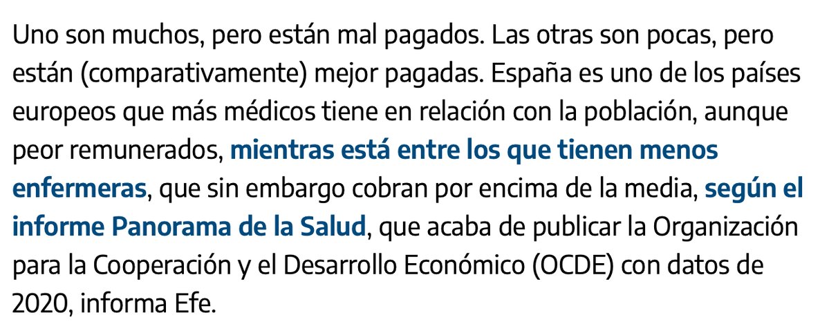 La paradoja de la Sanidad Española. 
eldiario.es/sociedad/espan…