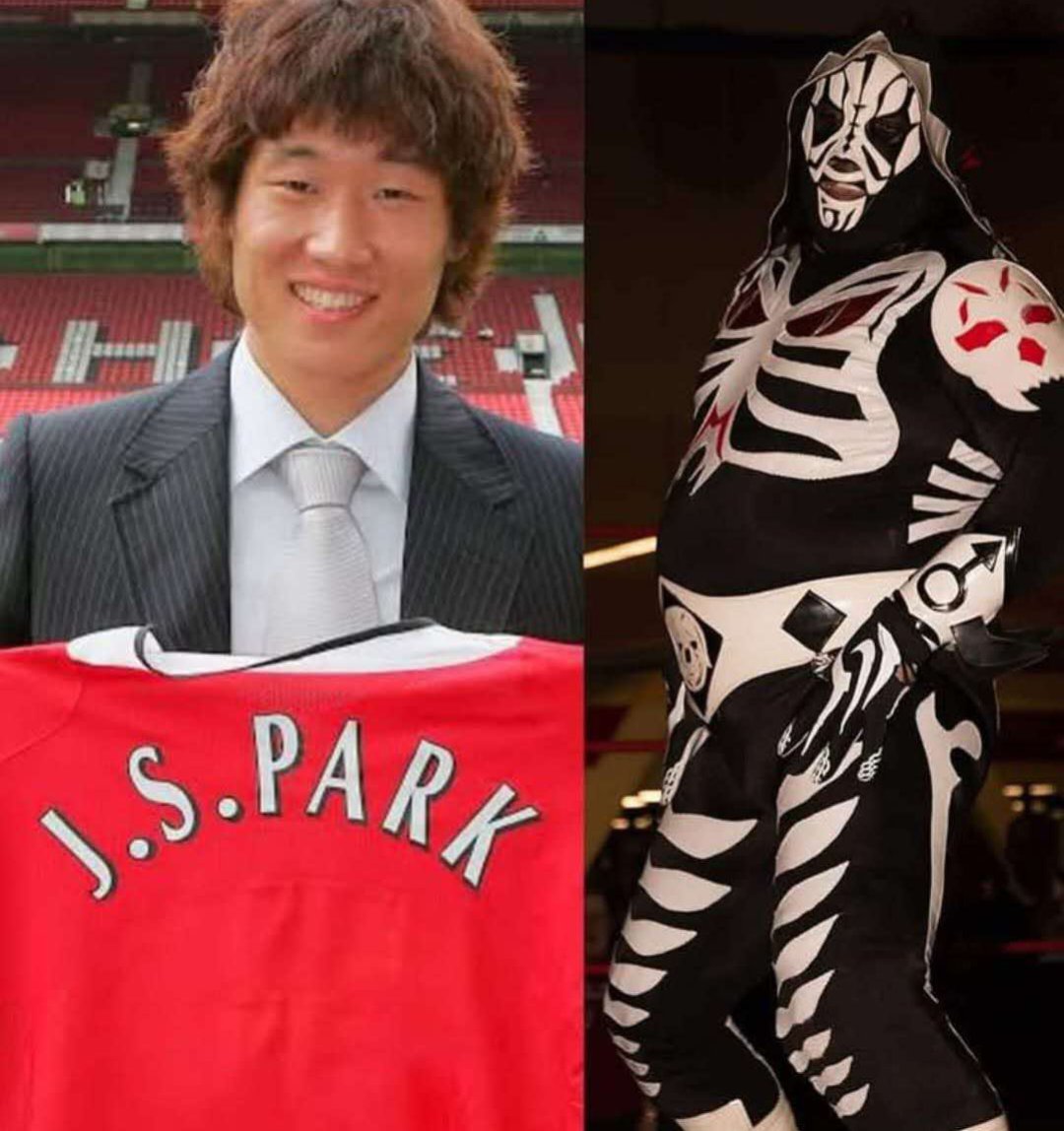 PLShitposting's tweet photo. Deportistas que tienen el mismo apellido, pero no son familiares:

Ji Sung Park / L.A. Park 🤯 https://t.co/2sjvpCkMIT