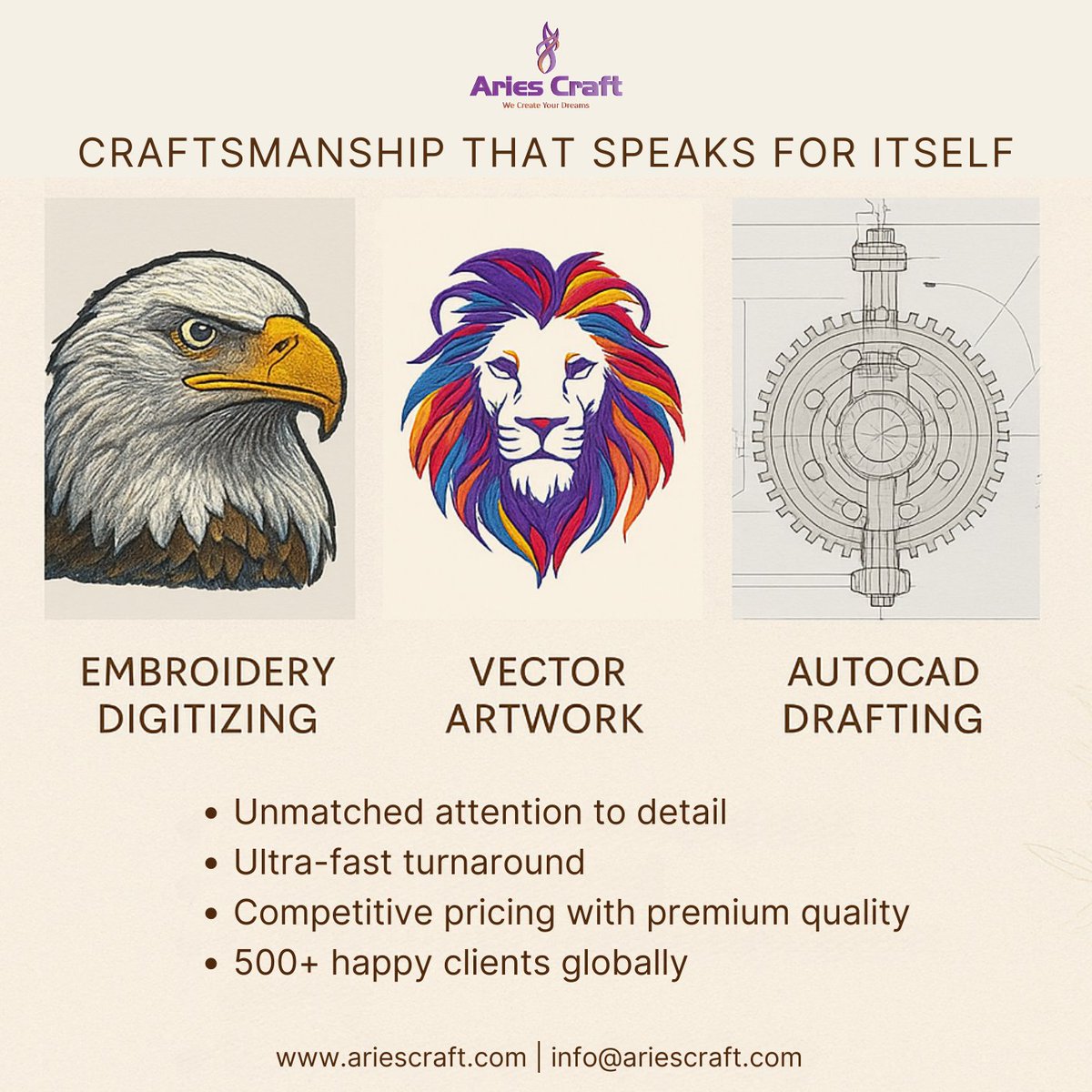 AriesCraft's tweet photo. ✨ Craftsmanship That Speaks for Itself ✨
At Aries Craft, every stitch, stroke, and structure tells a story.

🔗 https://t.co/1D7c174AM9 | 📧 info@ariescraft.com https://t.co/3wE5guAryw