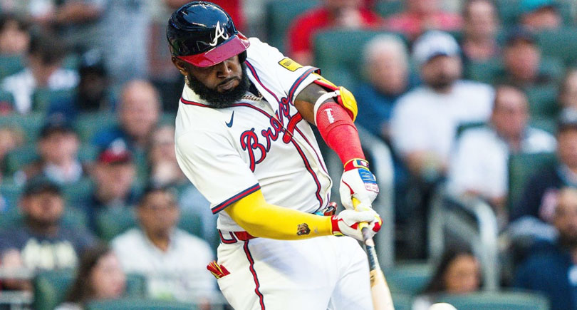 lasvegasbetting's tweet photo. Marcell Ozuna's bat is so hot, it applied for its own passport 🌎🔥
Prop bettors, load up before he breaks Statcast.

Free Pick here ➡️ https://t.co/1kegpFyEih

#MLB #Braves #Ozuna #BettingTips #MLBProps #FantasyBaseball #HomeRunKings https://t.co/O3s1LXweC4