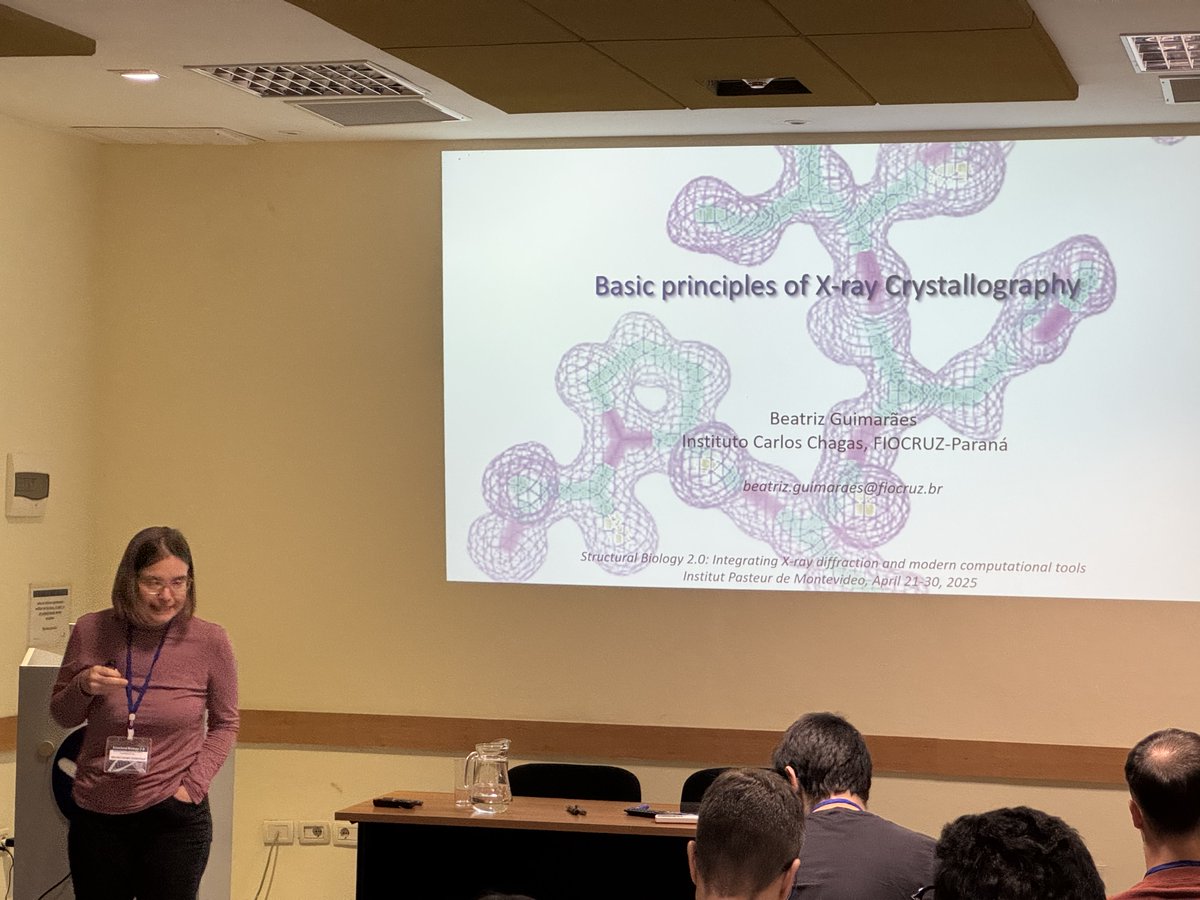 Centro de Biología Estructural del Mercosur (@red_cebem) on Twitter photo 🔬 The STRUCTURAL BIOLOGY 2.0 workshop has officially started at <a href="/IPMontevideo/">Institut Pasteur Montevideo</a>!
📸 The opening talks by Alejandro Buschiazzo, Martín Graña, Beatriz Guimarães and Ari Zeida kicked off an exciting week of training in crystallography and computational tools.
#ICGEBmeeting 🔬 The STRUCTURAL BIOLOGY 2.0 workshop has officially started at <a href="/IPMontevideo/">Institut Pasteur Montevideo</a>!
📸 The opening talks by Alejandro Buschiazzo, Martín Graña, Beatriz Guimarães and Ari Zeida kicked off an exciting week of training in crystallography and computational tools.
#ICGEBmeeting